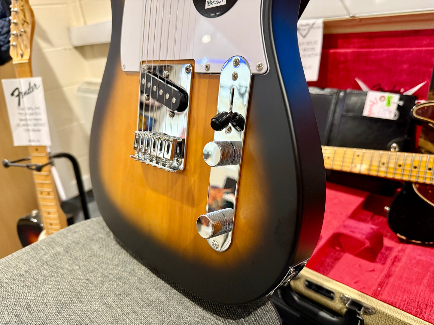 🌟NEW MODEL🌟 Fender Squier Telecaster Debut Collection Satin 2 Solour Sunburst!