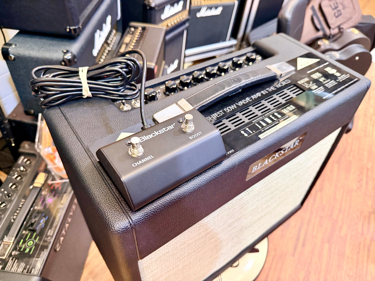 ✨MINT✨ Blackstar St James 50 6L6 1x12 Valve Combo 50w Guitar Amp + Footswitch!