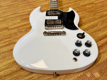 🔥2023🔥 Burny RSG-60 ’63 Alpine White SG Electric Guitar~ Near Mint~ Fernandes!