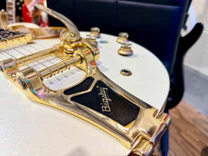 ✨LIMITED EDITION✨ Epiphone Riviera Royale Custom P93~ Pearl White + Hard Case!