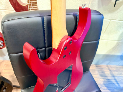 🎸NEW🎸 Cort X100 Electric Guitar~ Open Pore Black/Red Cherry~ 2025 Model!