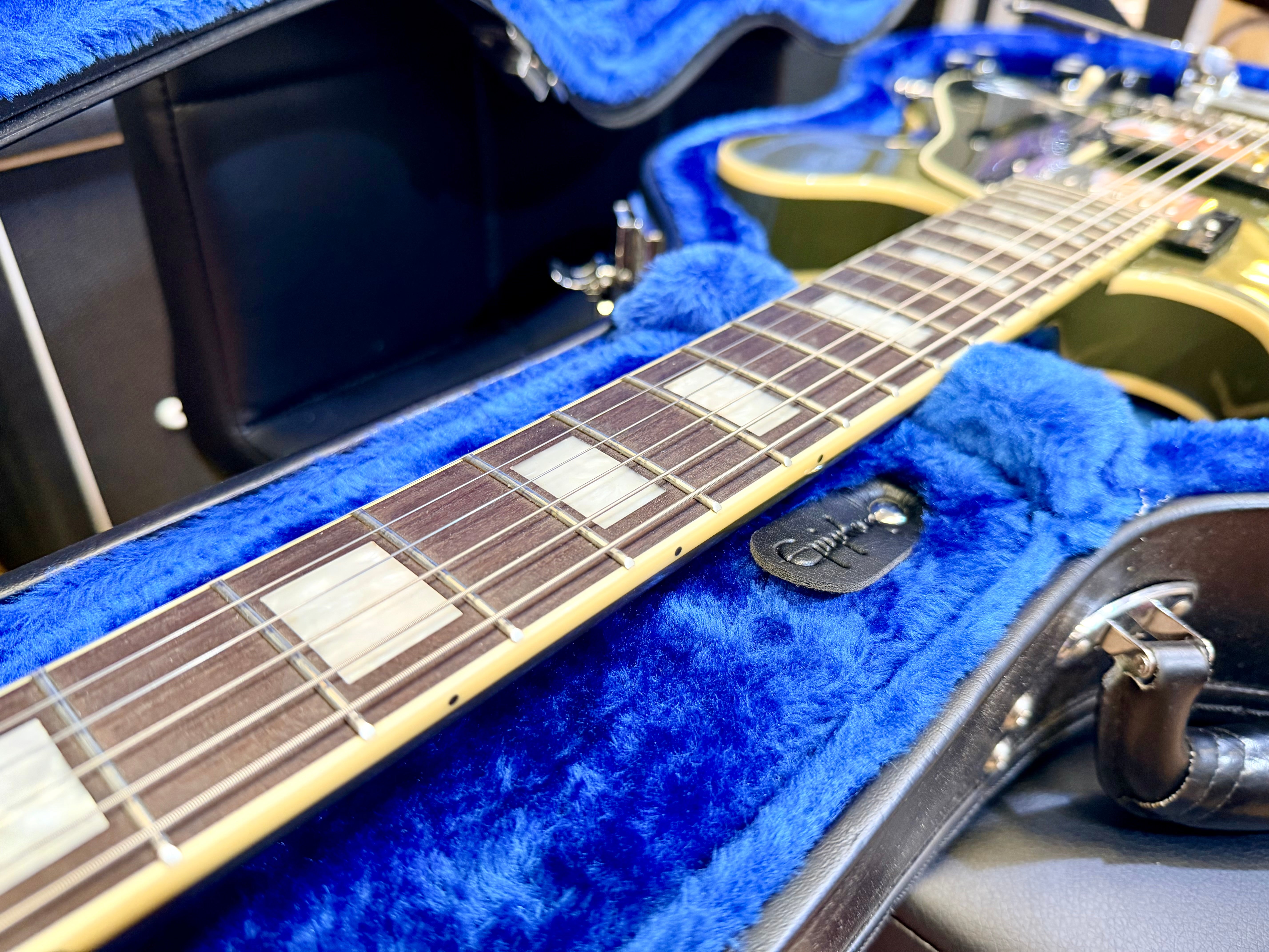 ⚡️2023⚡️ Epiphone Shinichi Ubukata ES-355 Olive Drab~ Inspired By Gibson Custom!