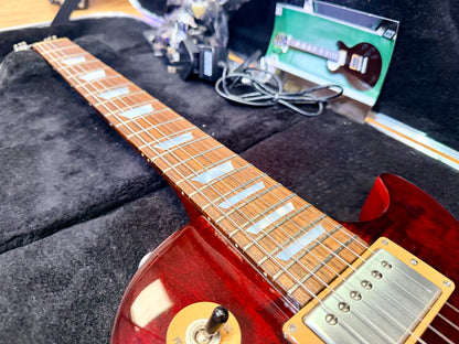 ✨2015✨ Gibson Les Paul Studio~ Wine Red Figured Top~ 100th Anniversary + Case!