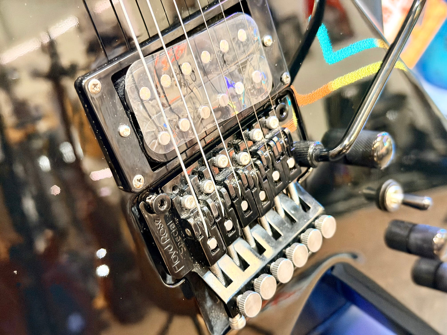 🔥868/2000🔥 BC Rich Warlock~ Stranger Things NJ Model~ Eddies ‘Hellfire’ + Bag!