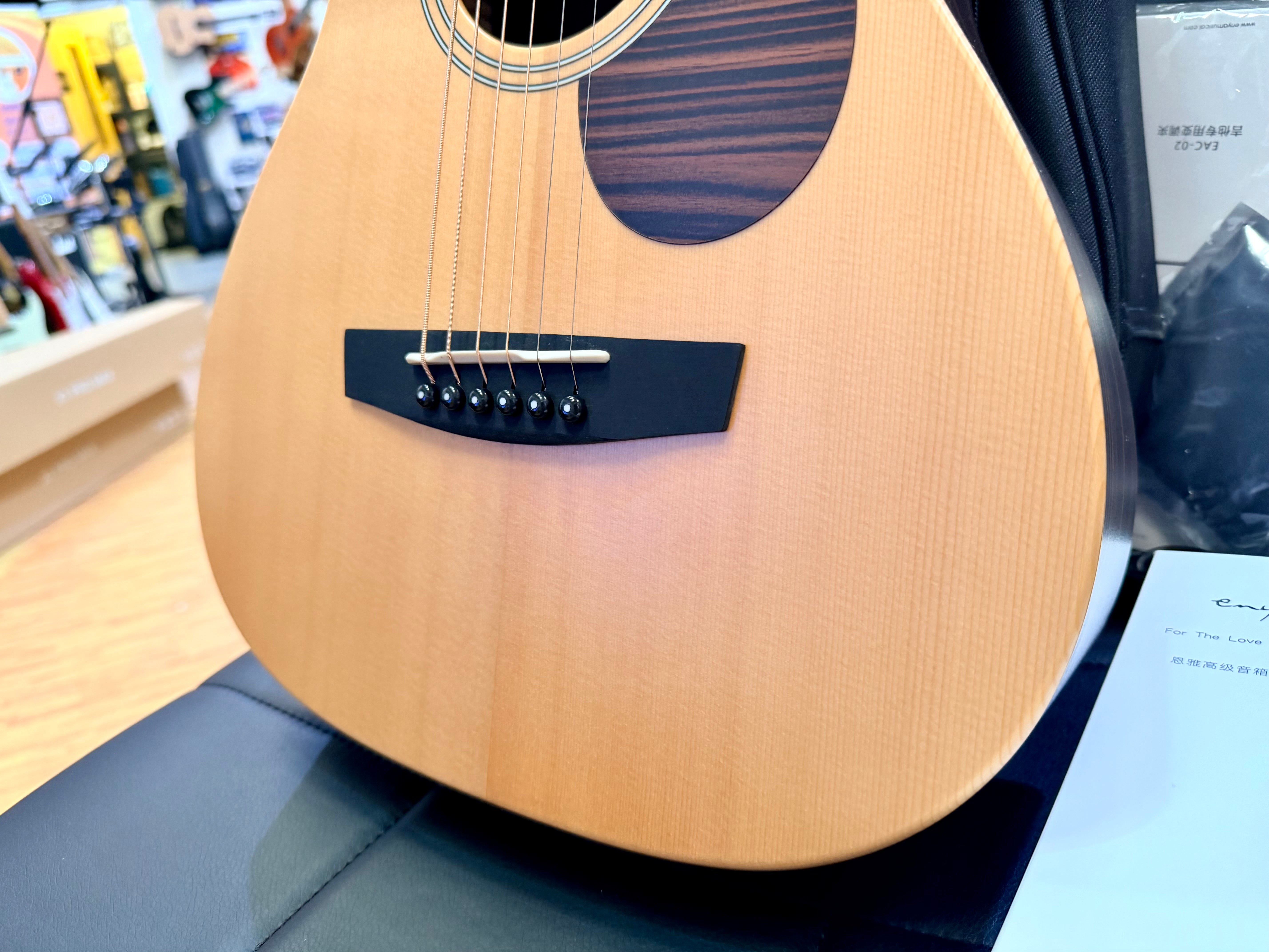 🔥2026 NEW🔥 Enya EB-X1 SP1 Pro Max 34” Electro Acoustic Travel Smart Guitar!