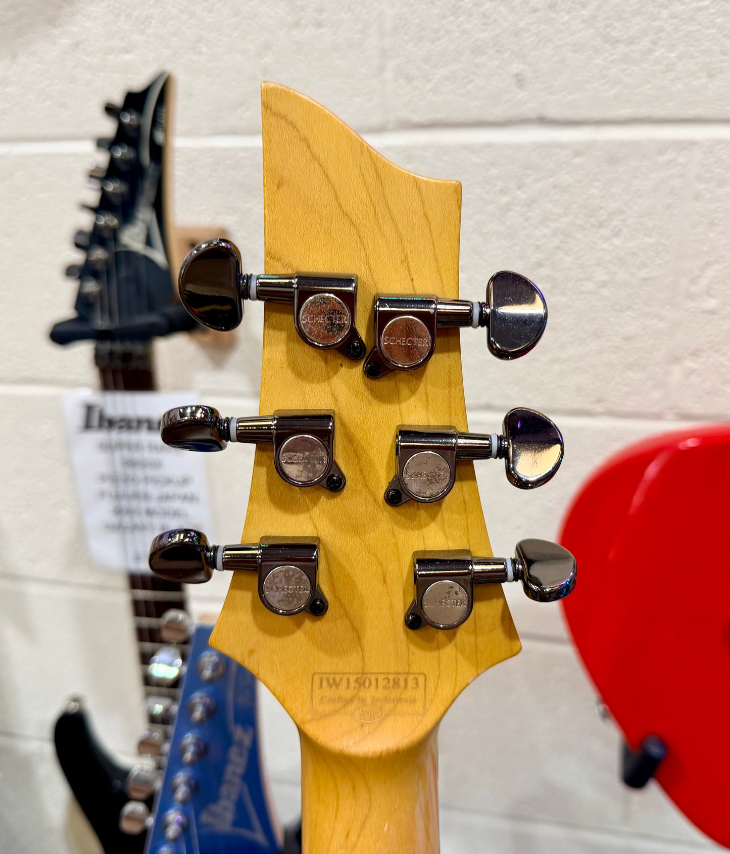 🔥2015🔥 Schecter Demon 6 FR Electric Guitar~ Vintage White~ Floyd Rose!