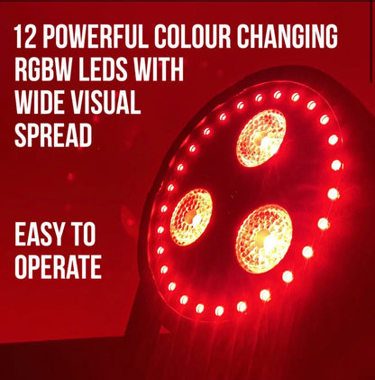 Kam Mini Par 12 USB Light Par Can RGBW Par Can DJ Disco Party