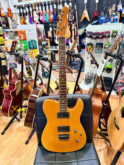 ✨2008 KOREA✨ Fender Special Edition Custom FMT Telecaster HH~ Amber~ SD Pickups