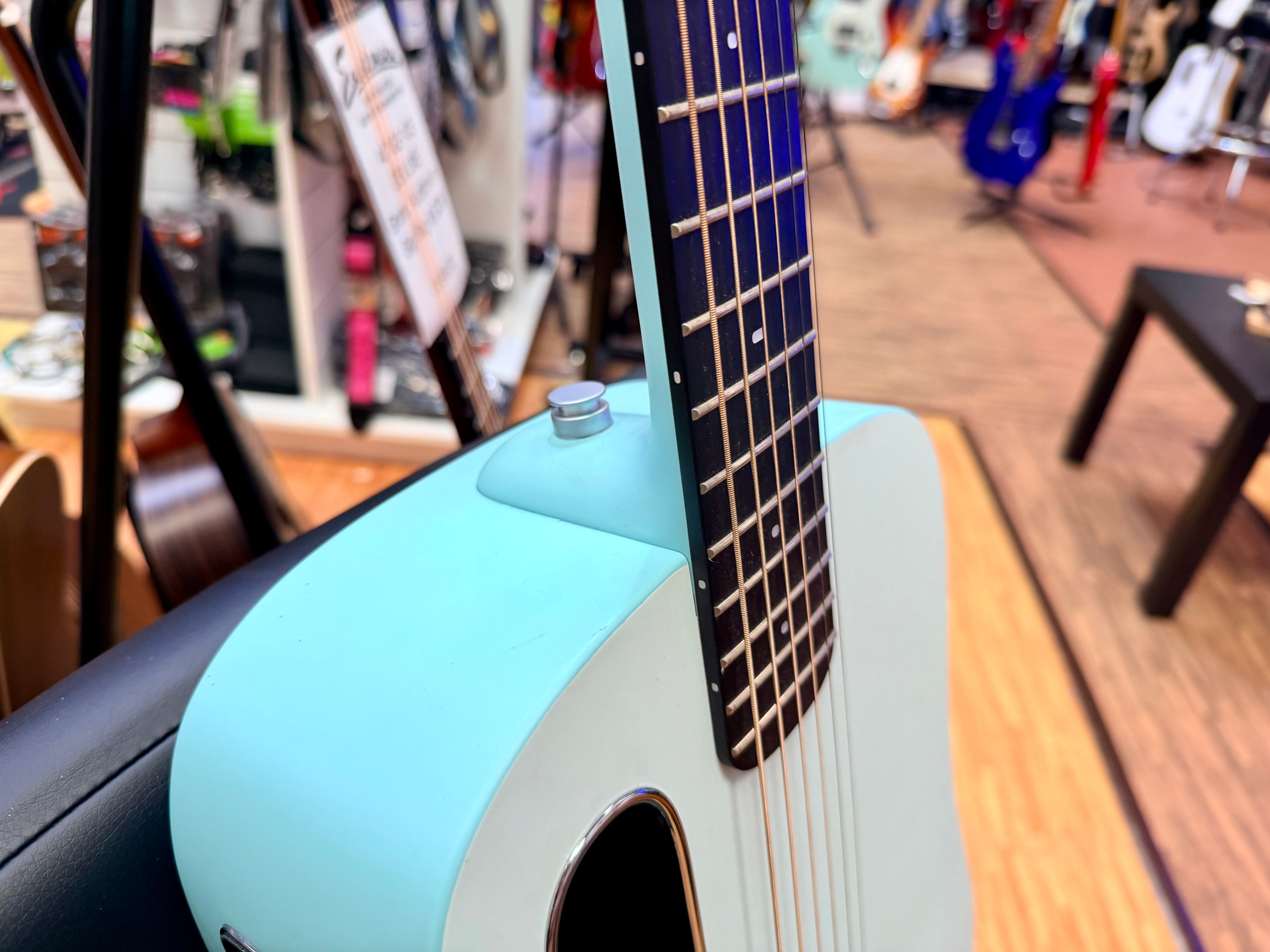 ✨EX-DEMO✨ Blue Lava Touch Smart Guitar Aqua/Mint Green~ 36” Electro-Acoustic!