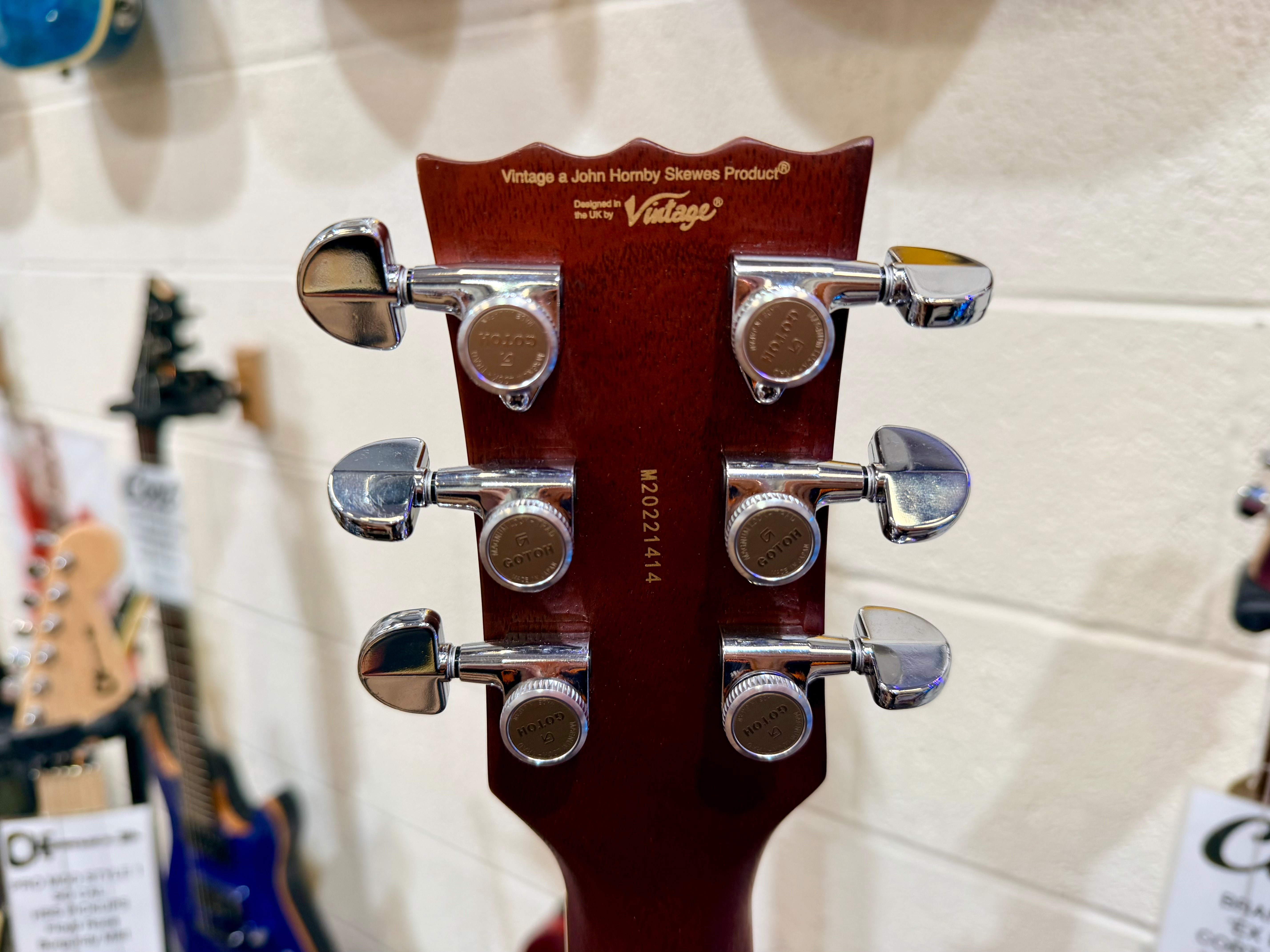 🔥UPGRADED🔥 Vintage V100 Icon Distressed Gold Top~ SETH LOVER Pickups + Gotoh!