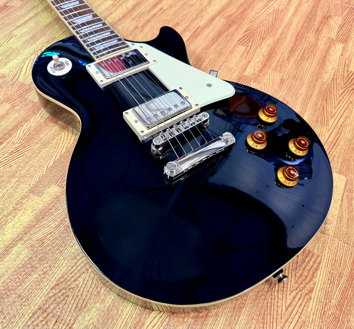 🔥2017🔥 Epiphone Les Paul Standard~ Ebony Gloss Black Electric Guitar