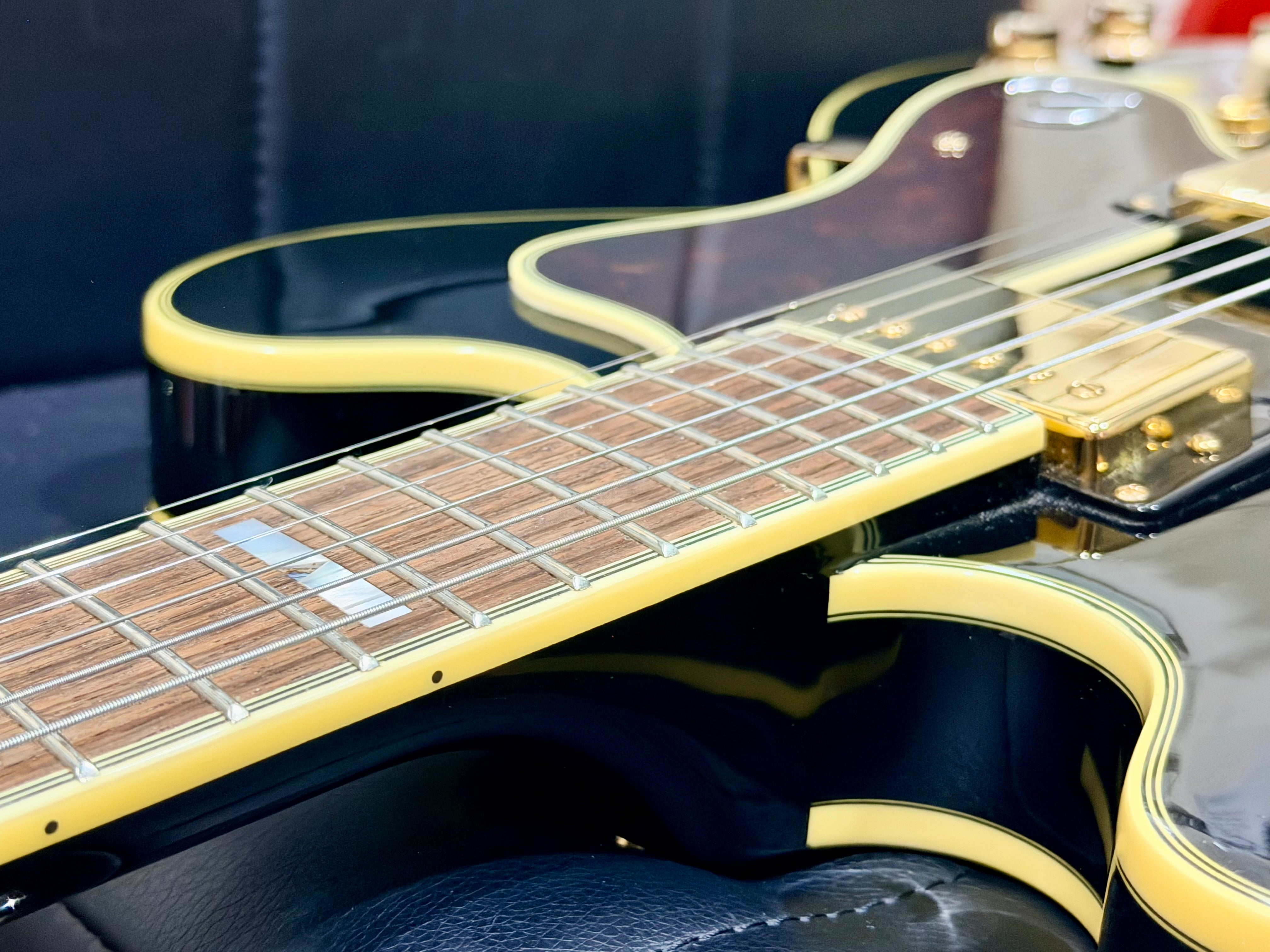 🌟MINT 2021🌟 Epiphone Sheraton II Pro Hollowbody~ Ebony Black + Hard Case!