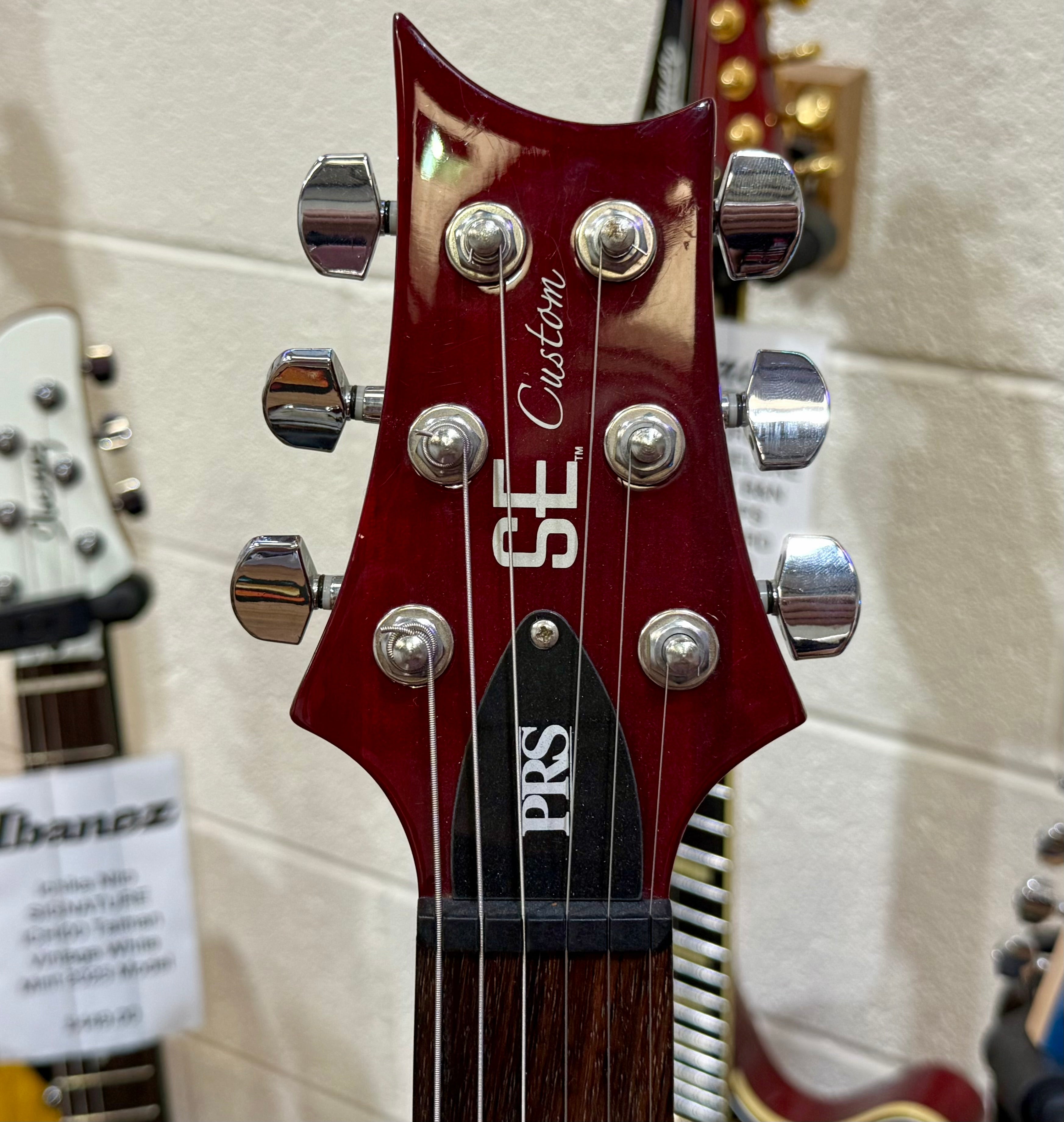 🌟2007 KOREA🌟 PRS SE Custom 22~ Flat Top Model~ Cherry Sunburst~ Moon Inlays!