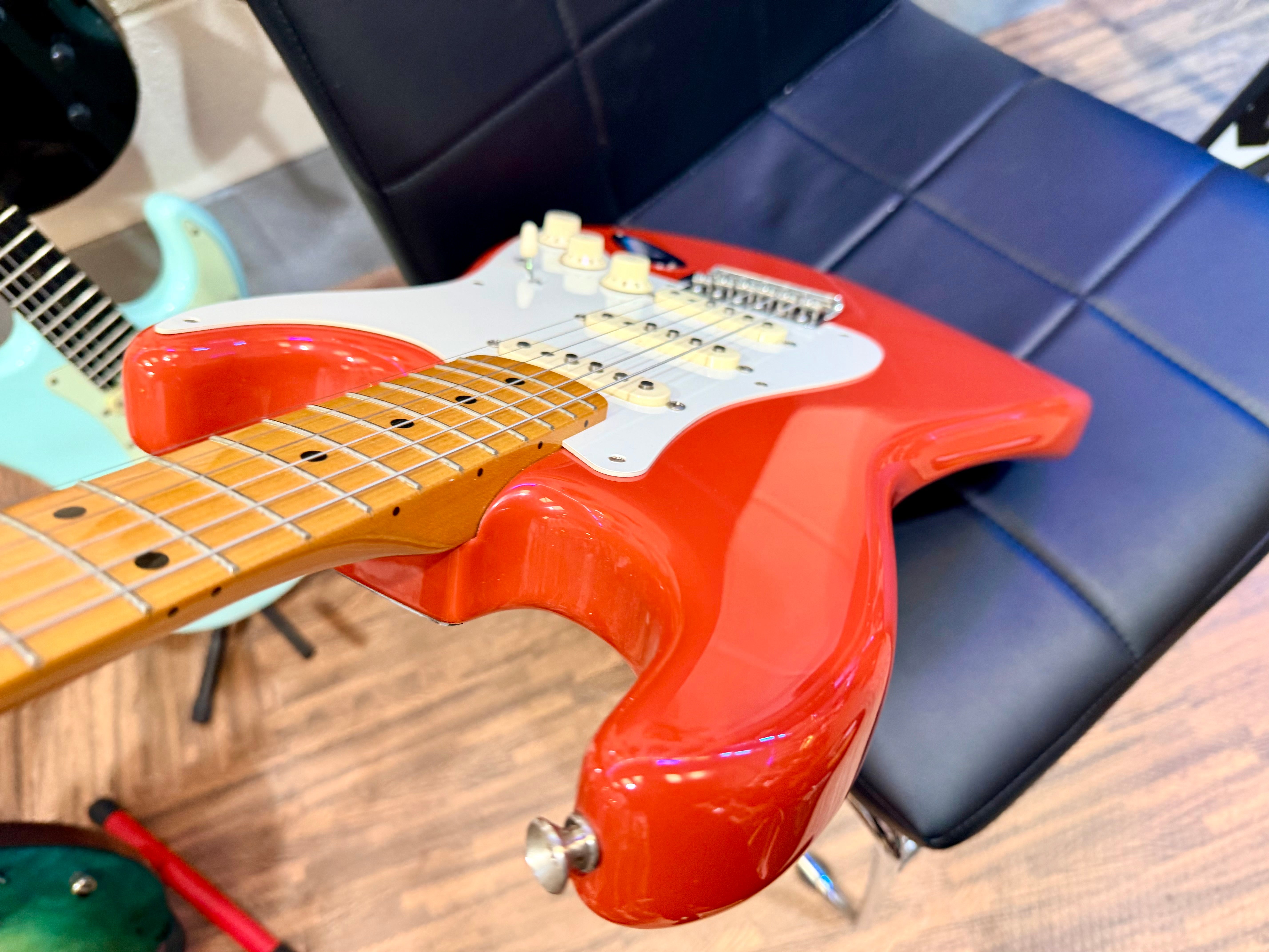 🌟2013🌟 Fender Classic Series 50s Stratocaster~ Fiesta Red~ Mexican MIM Strat!