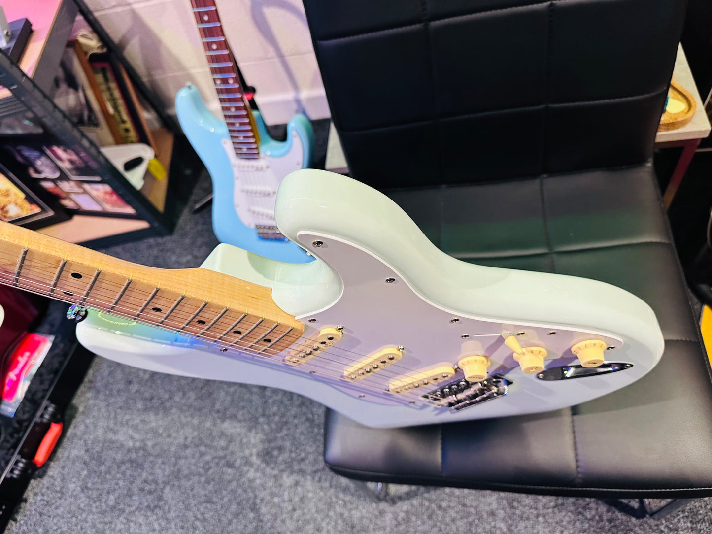 Revelation RTS 57 Stratocaster~ Alan Entwistle Strat Style Guitar~ Daphne Blue!