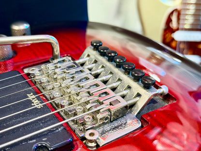 🔥7-STRING🔥 Schecter Demon-7 FR In Crimson Red Burst~ Floyd Rose~ Active~ 2017!
