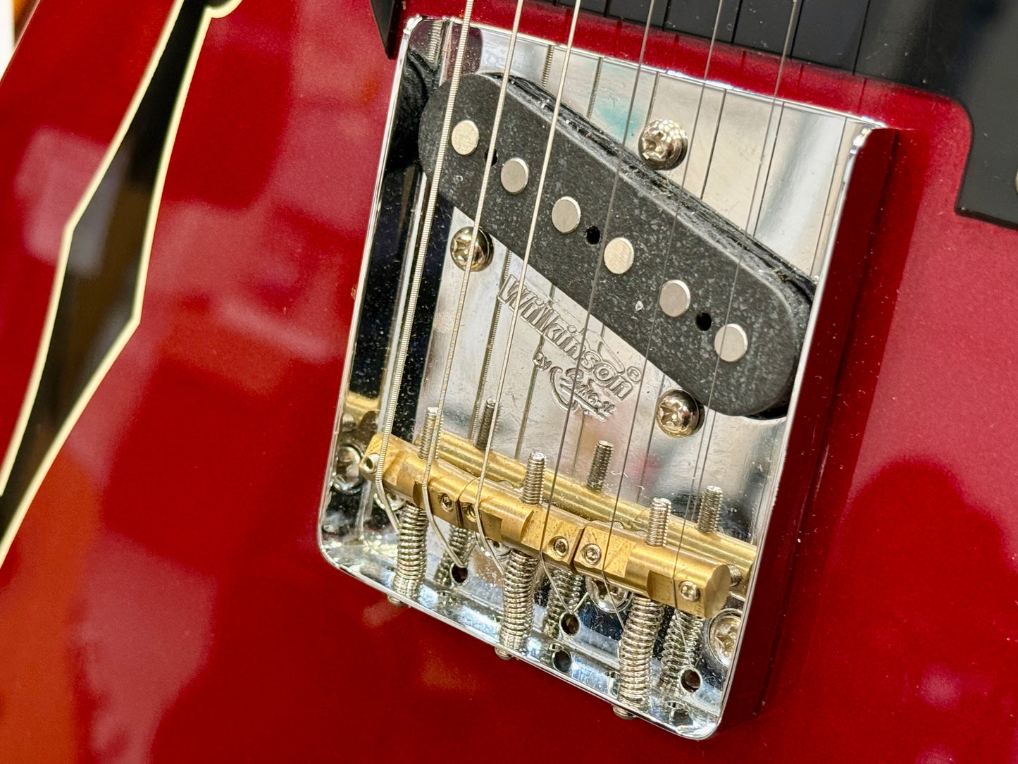 🎸 Fret-King Country Squire Stealth~ Candy Apple Red~ Telecaster Shape~ 2022 🎸