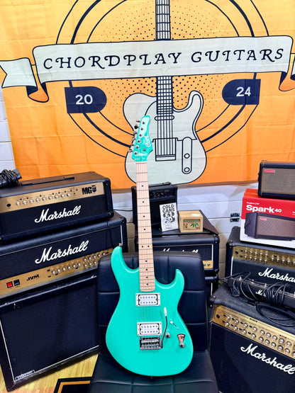 🌟 Cort G250 Spectrum Metallic Green Electric Guitar~ Coil Tap/Locking Tuners 🌟