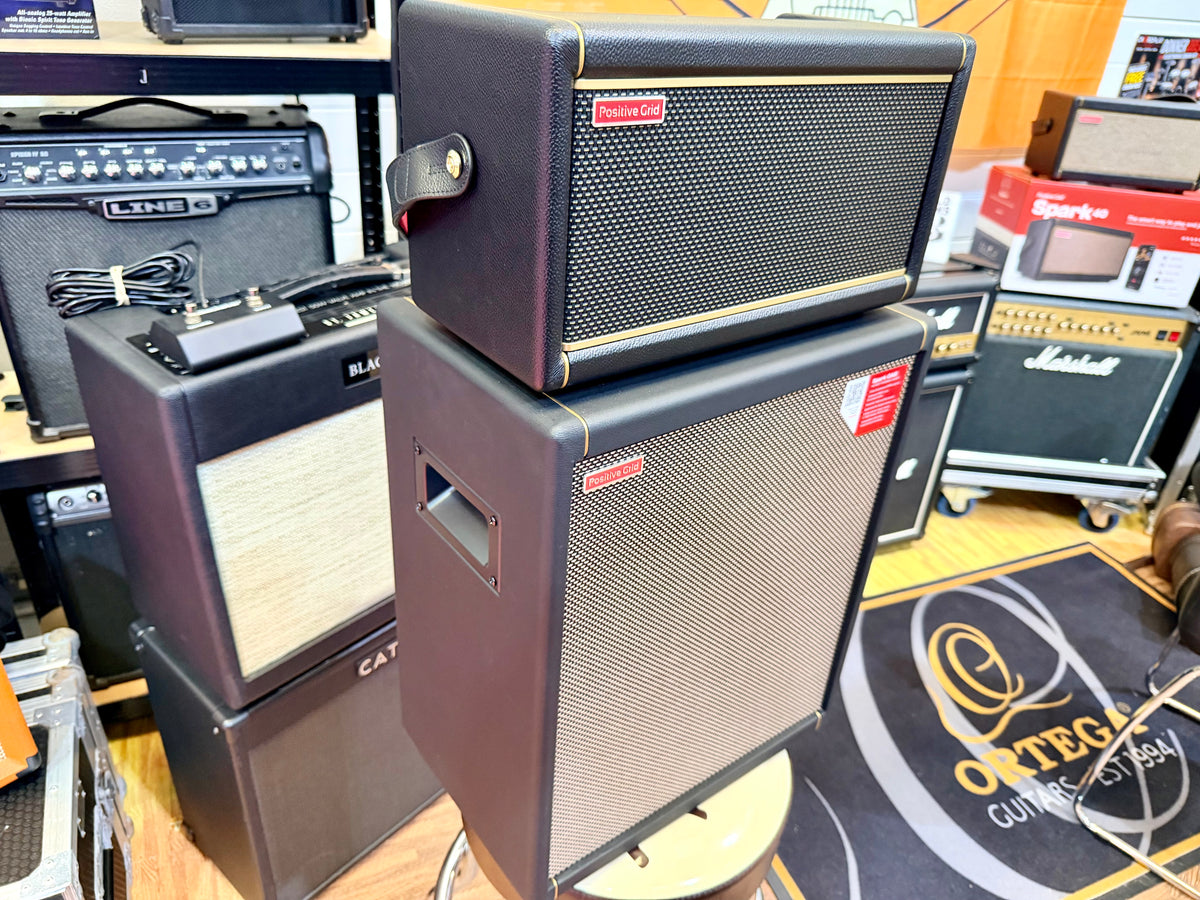 🔥MINT🔥 Positive Grid Spark 2 + Spark CAB Smart Guitar Amp Rig Stack~ Boxed!