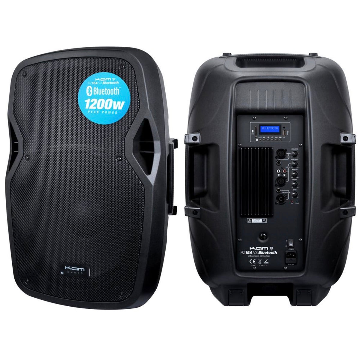 🔈NEW🔈 Kam RZ15A V3 Full Range Active PA Speaker~  With Bluetooth & Stand DEAL