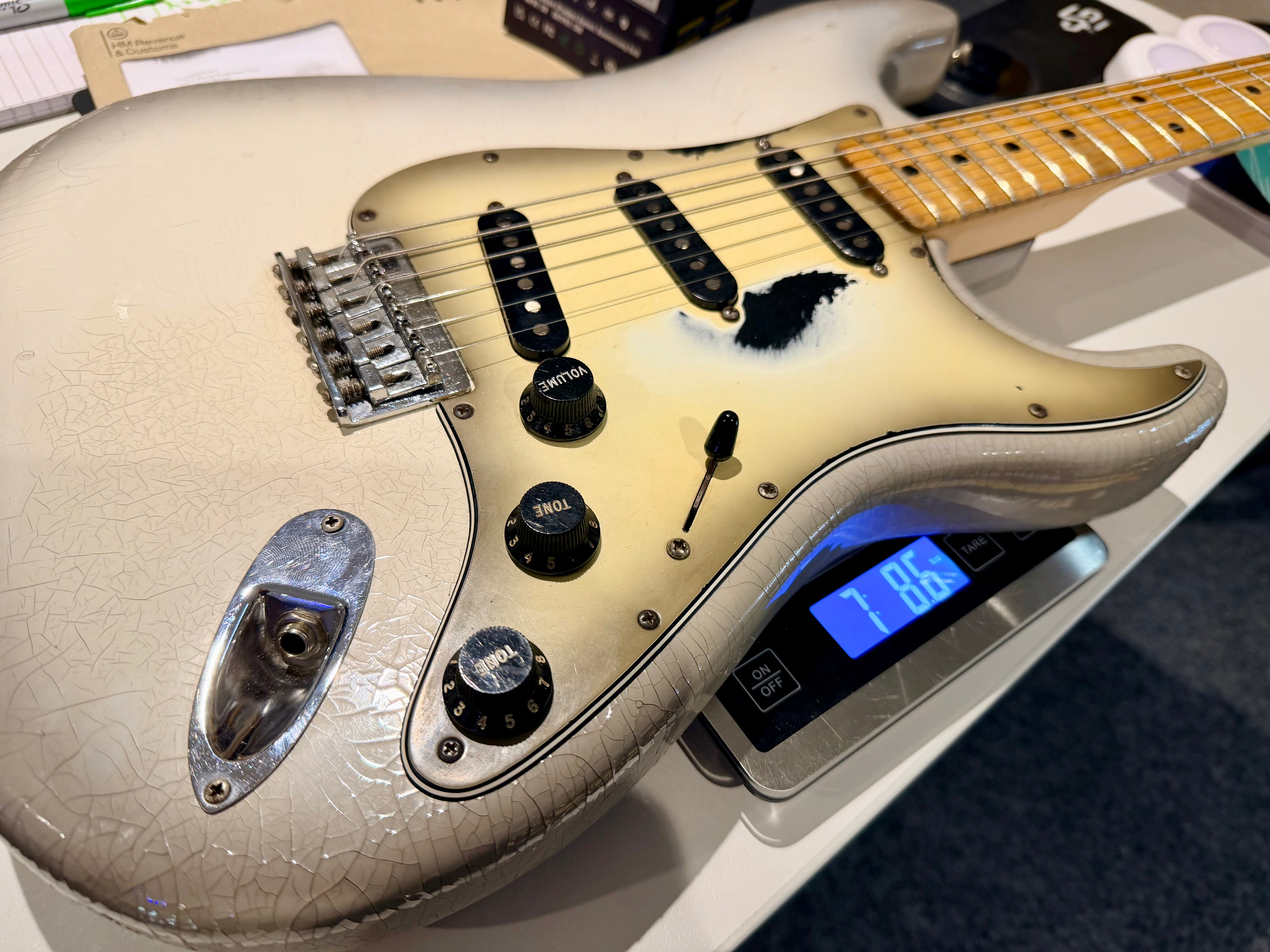 🔥 1979 🔥 Fender Hardtail Stratocaster~ Antigua Sunburst Vintage + Hard Case!