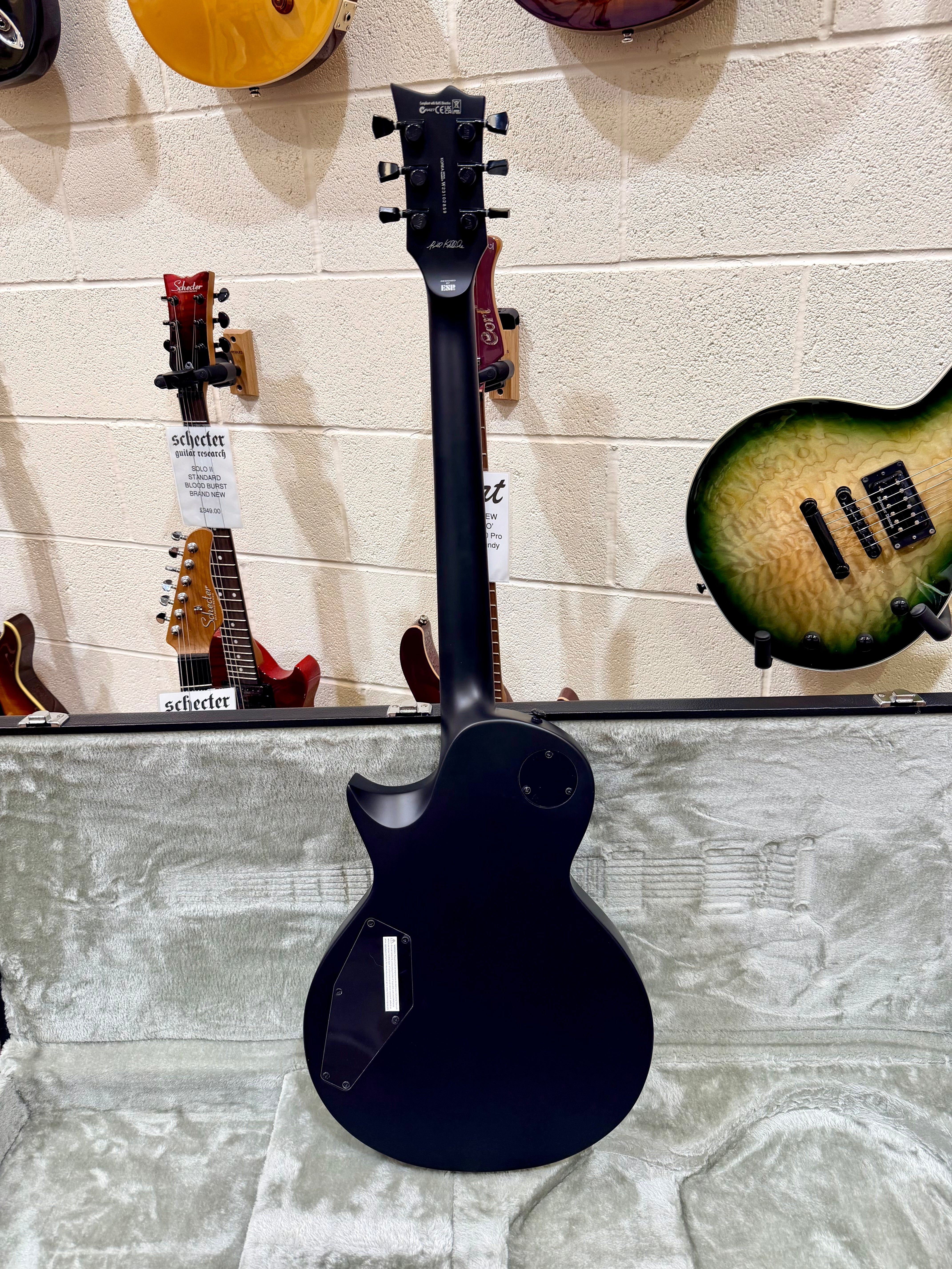 🔥MINT🔥 ESP LTD BK-600 Bill Kelliher Signature~ Military Green Sunburst Satin!