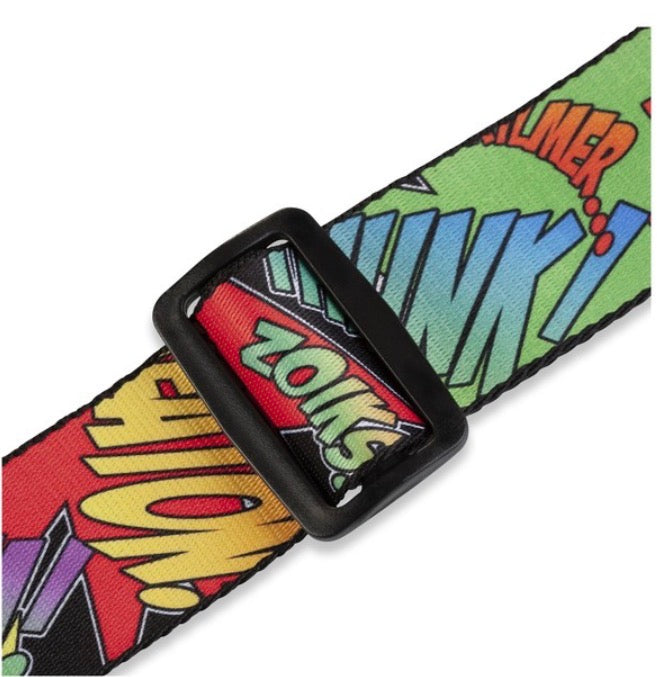 Levy's Sublimation Series Polyester 2" Guitar Strap- Kersploosh
