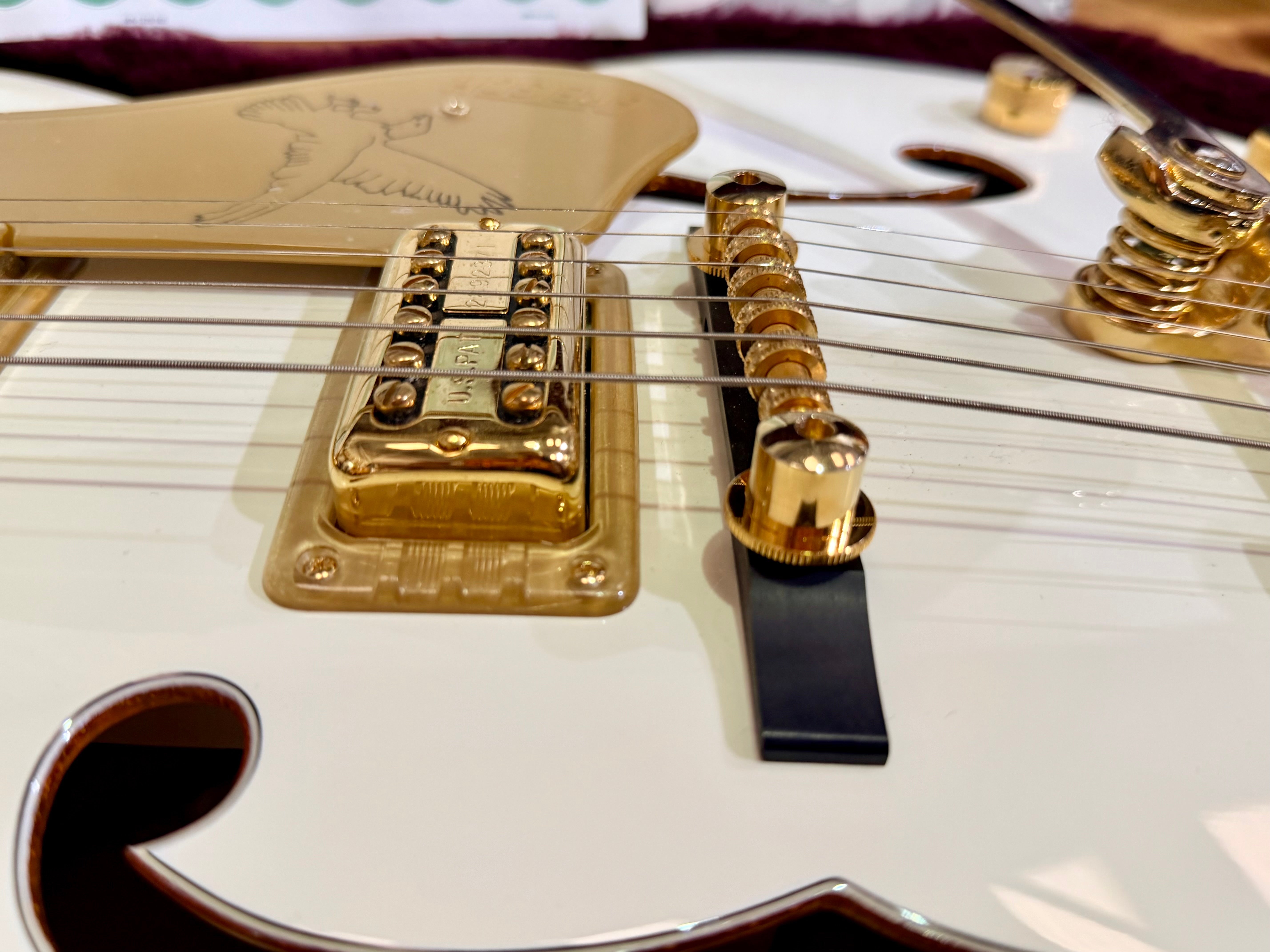✨MINT✨ 2013 Gretsch G6136T White Falcon MIJ~ Japan~ Bigsby~ Case & Docs~ Gold!