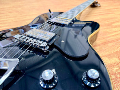 🔥2008🔥 DeArmond M-75 by Guild~ Gloss Black~  Korean Made With USA 2K Pickups!