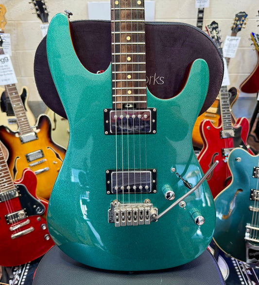 🔥MINT🔥 Harley Benton Fusion III 3 HH Electric Guitar~ Ebony Board~ Ocean Blue!