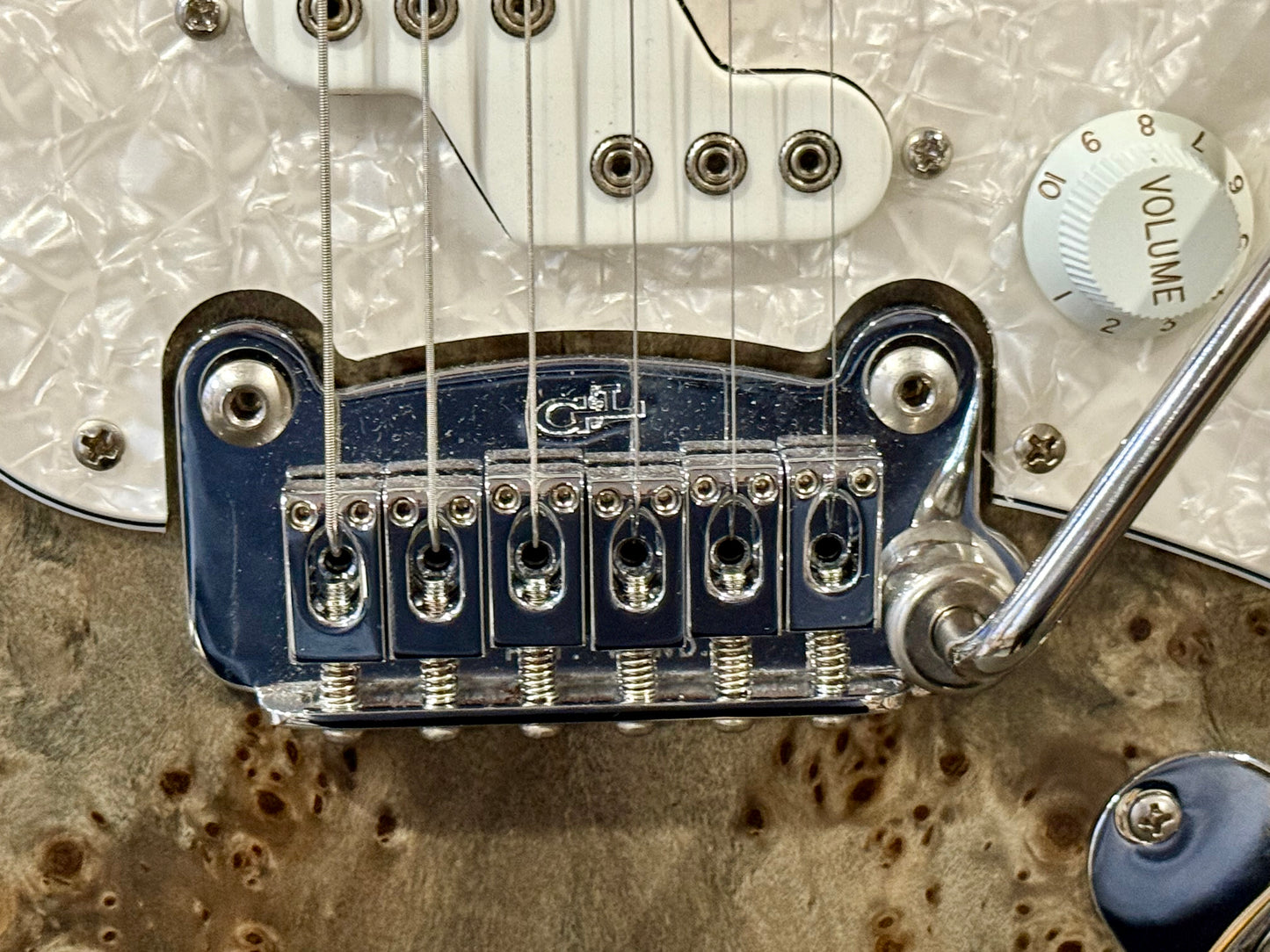 🔥BAKED MAPLE🔥 G&L Tribute Comanche Burl Top Electric Guitar~ Limited Edition!
