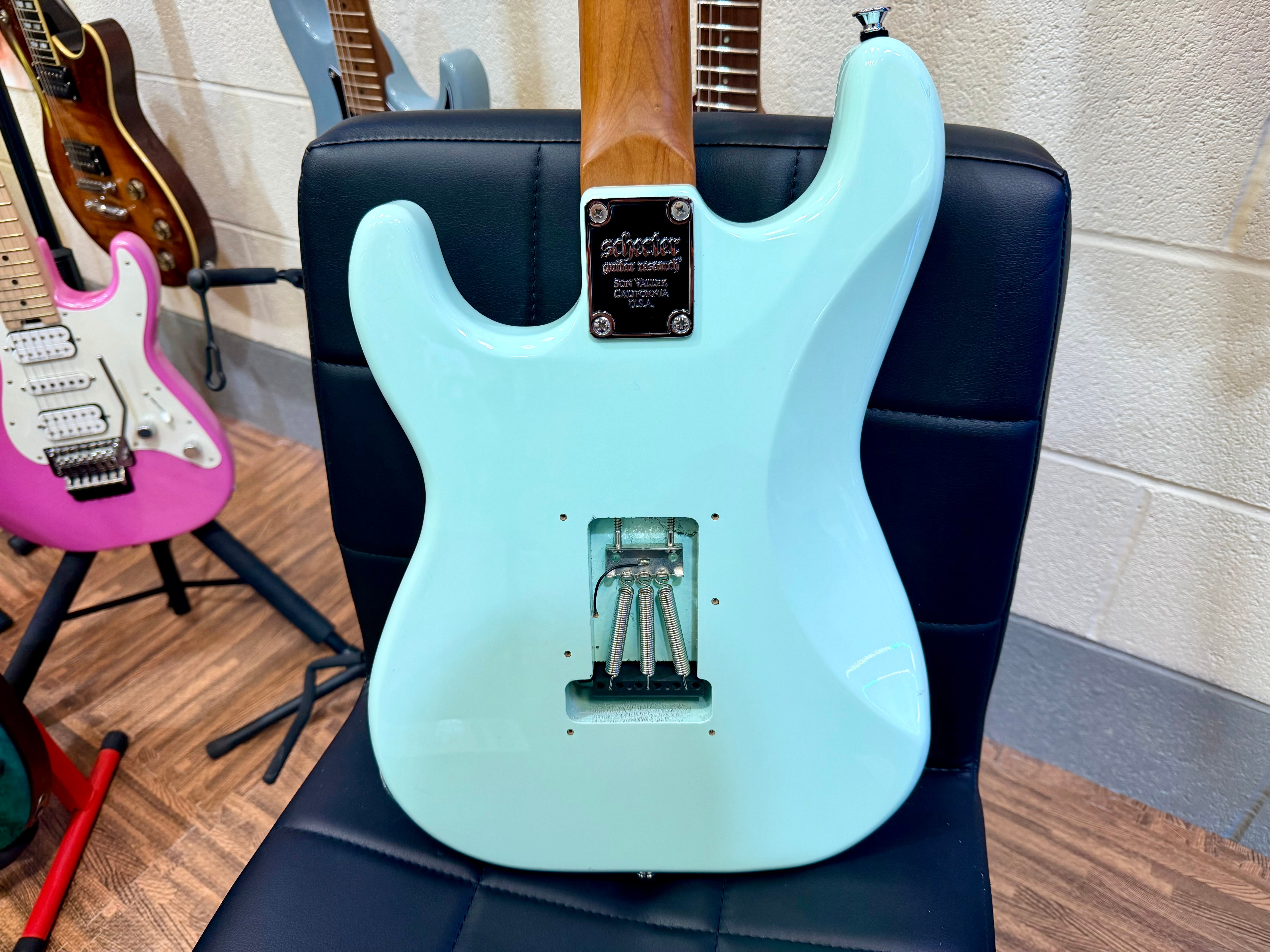 🔥2019🔥 Schecter Nick Johnson Traditional~ Atomic Frost~ Seymour Duncan Lil 59!