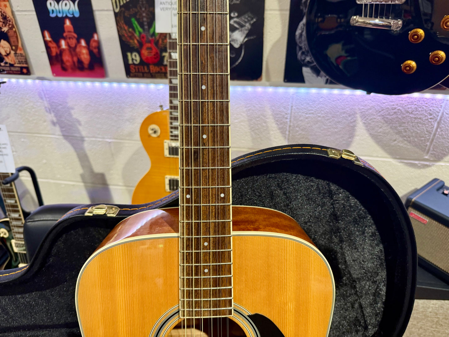 🌟MINT WITH HARD CASE🌟 Ibanez PF1512 Natural 12 String Acoustic Guitar!