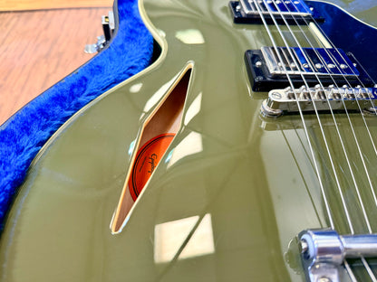 ⚡️2023⚡️ Epiphone Shinichi Ubukata ES-355 Olive Drab~ Inspired By Gibson Custom!