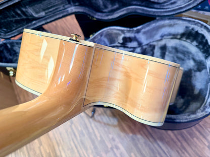 ✨MINT✨ Epiphone EJ-200SCE Jumbo Electro Acoustic~ Natural~ Esonic 2 + H/Case!