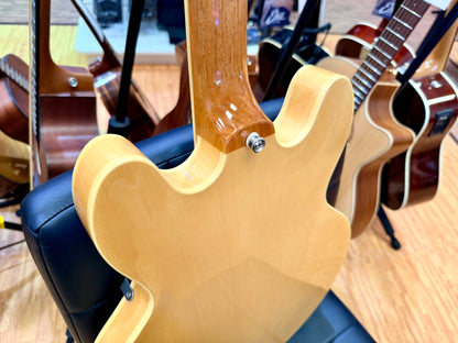 ⚡️2016⚡️ Epiphone Casino Natural Hollowbody P90 Electric Guitar~ Dogear Pickups!