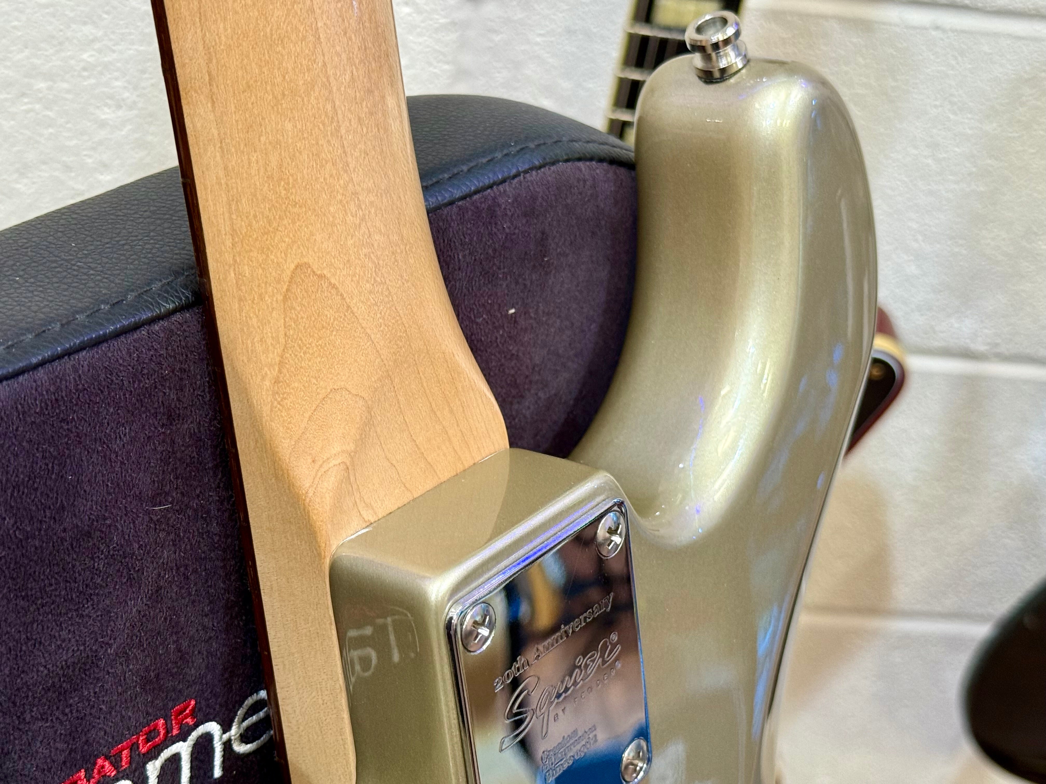 🌟2002🌟Fender Squier Stratocaster~ 20th Anniversary Ltd Edition~ Shoreline Gold!