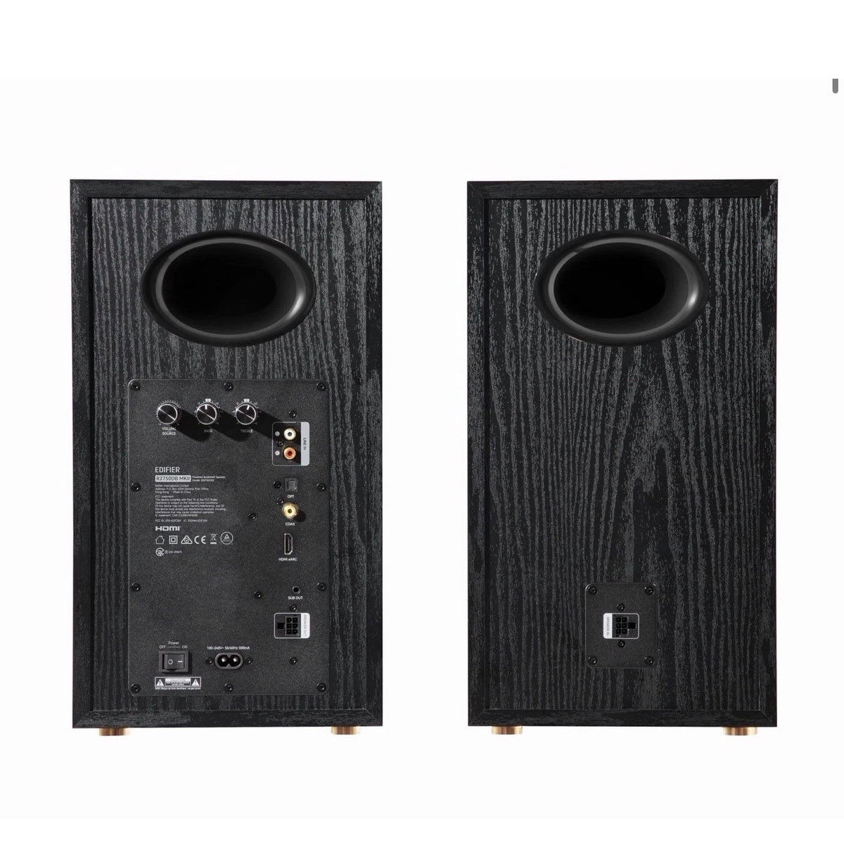 Edifier R2750DB MKII MK2 Active 2.0 Bluetooth Bookshelf Speaker Set - Black