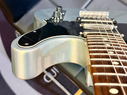 🔥2012🔥 Fender Blacktop Telecaster Baritone~ Ghost Silver HSS~ Mexican MIM Tele