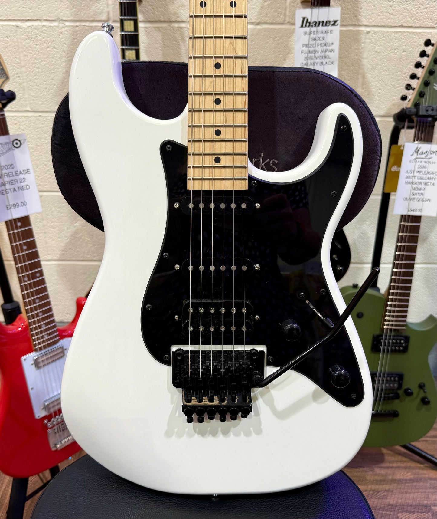 🔥MINT 2023🔥 Jackson Adrian Smith SDXM~ Snow White~ Iron Maiden Signature!