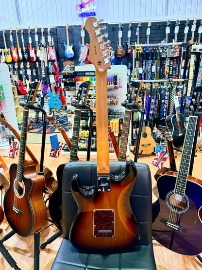 Jet JS-300 Electric Guitar~ Sunburst~ Roasted Maple~ Strat~ 2026!