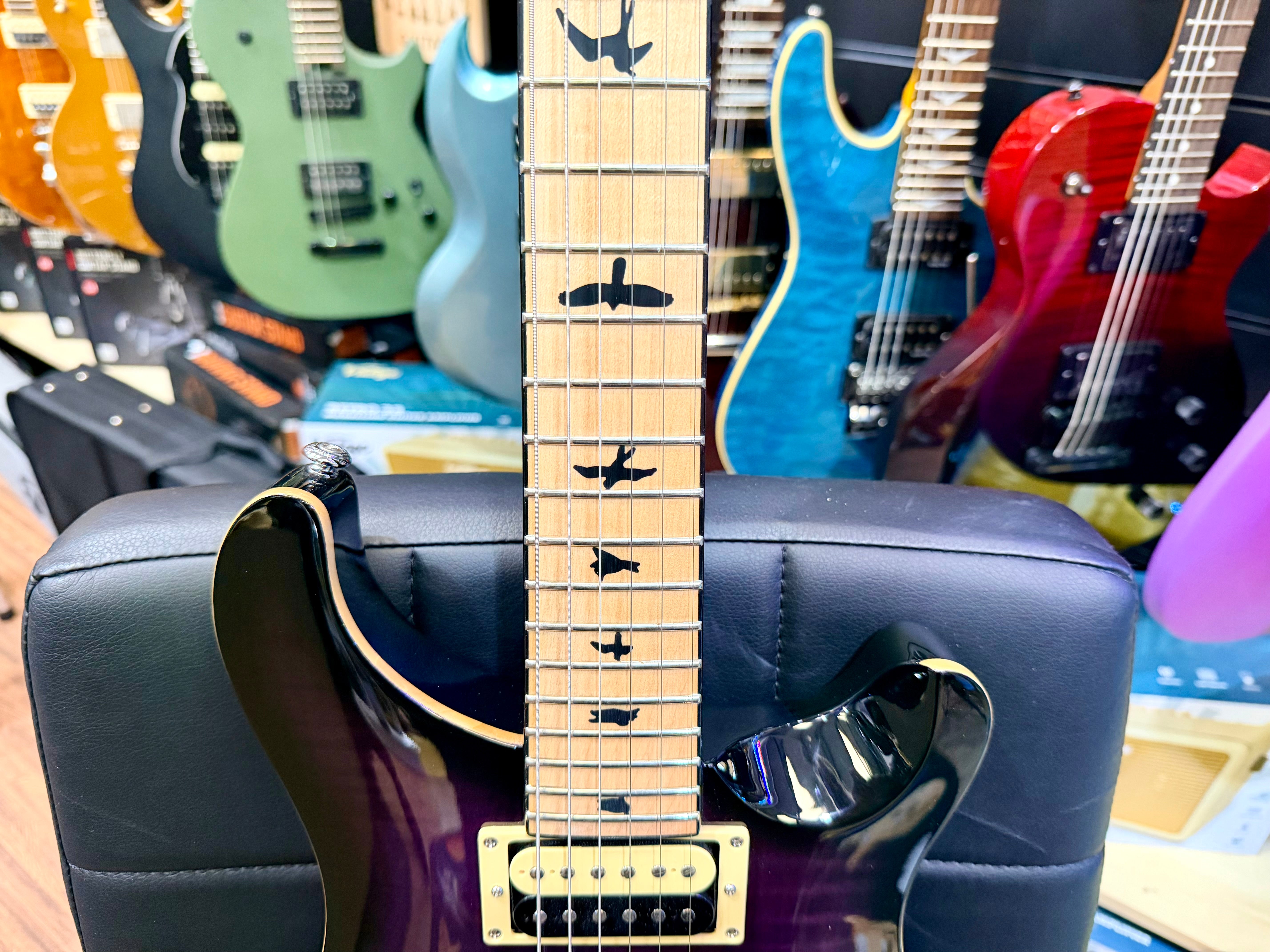 ⚡️2019⚡️ PRS SE Custom 24 Ltd Edition~ Purple Mist~ Satin Maple Neck~ Cherished!