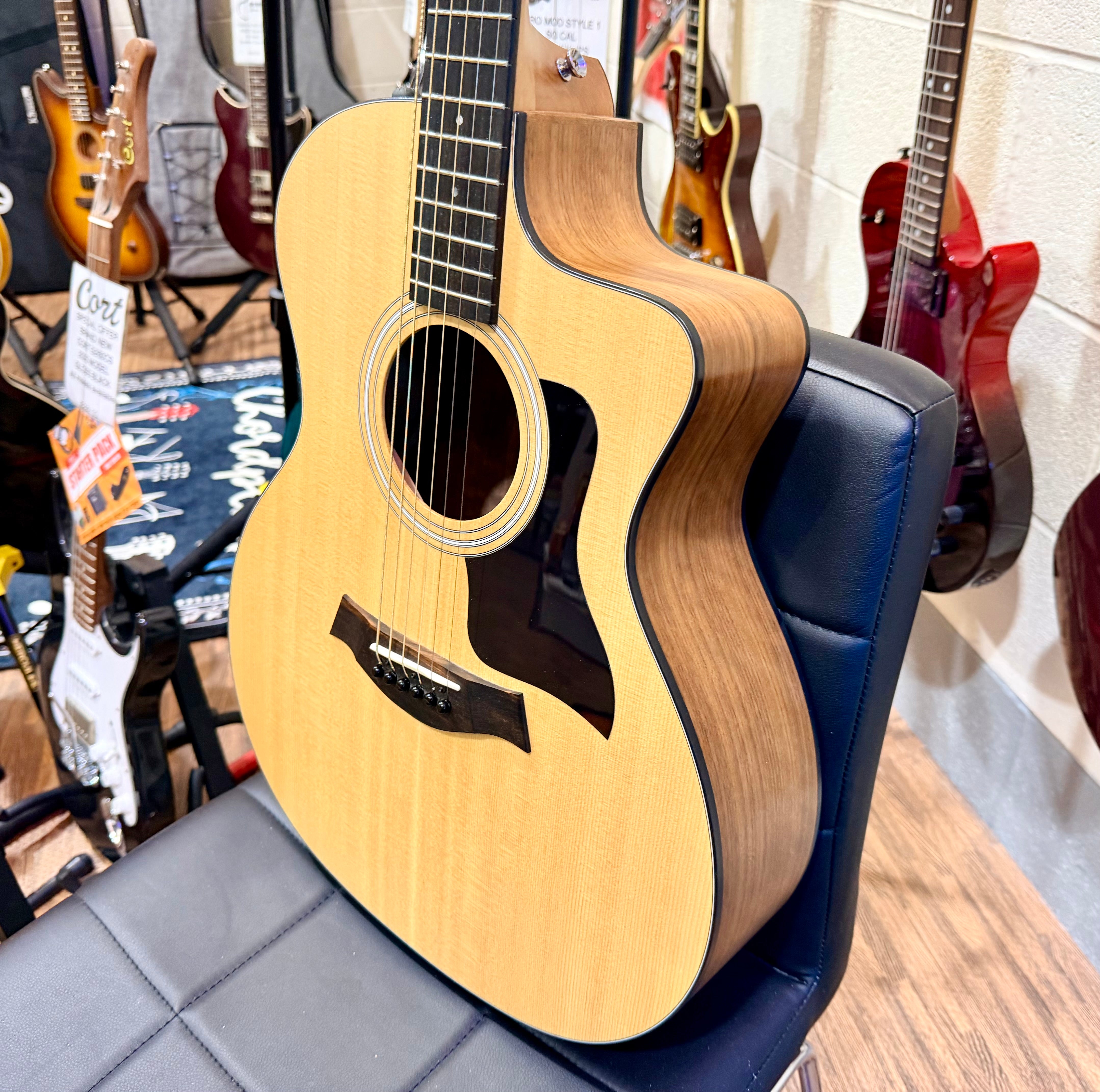 🌟MINT🌟 Taylor 114ce Grand Auditorium Electro Acoustic Guitar~ Natural~ Gig Bag!