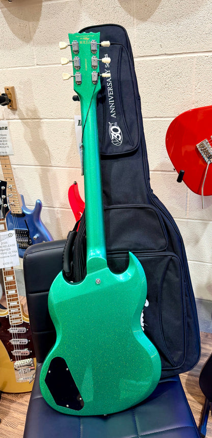 🔥2025 LTD🔥 Vintage VS6 30th Anniversary Model~ Green Metalflake~ Vibrola + Bag