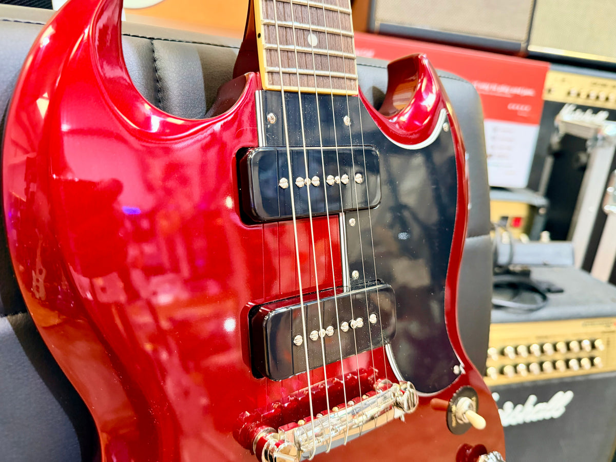 ✨2025✨ Epiphone SG Special P-90 Sparkling Burgundy + Hard Case~ MINT Condition