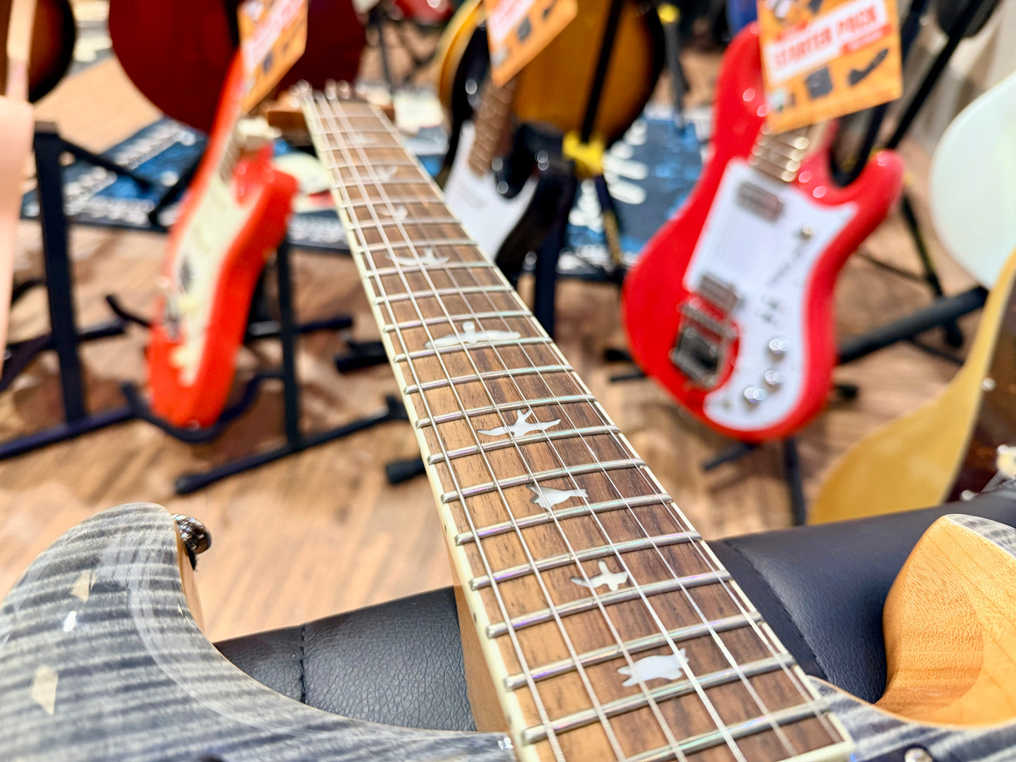 🔥MINT 2023🔥 PRS SE McCarty 594~ Charcoal Maple Top~ Gig Bag~ Stunning Guitar!