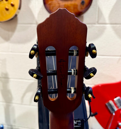 🔥NEW🔥 Ortega TourPlayer Electro-Acoustic Classical Guitar~ Nylon Thin~ Black!