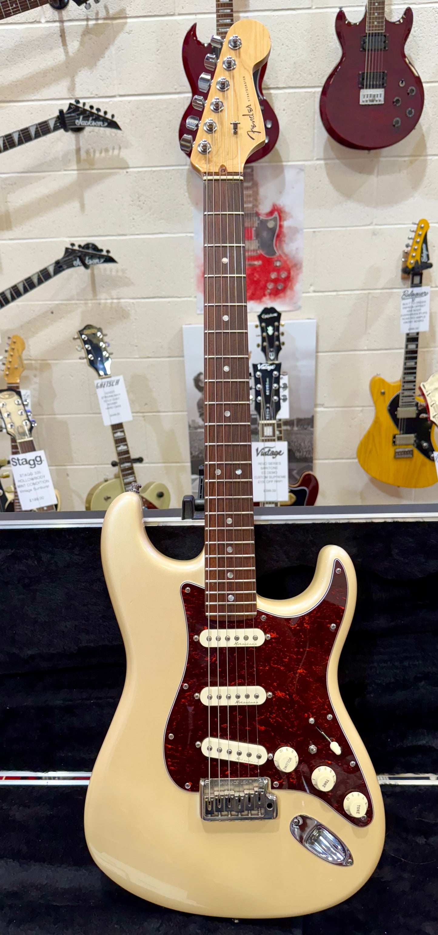 🌟2010🌟 Fender American Deluxe Stratocaster~ Olympic Pearl~ Noiseless~ Gilmour!