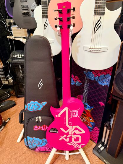 ✨NEW✨ Enya Nova Go Sonic Custom Dragon Artwork~ Smart Electric Guitar + Bag!