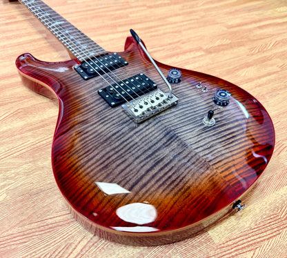 🌟2024🌟 PRS SE Custom 24-08 Charcoal Red Burst~ Locking Tuners & Gig Bag!
